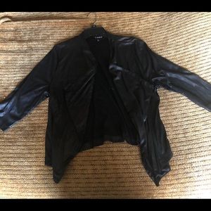 BB Dakota black Draped Jacket